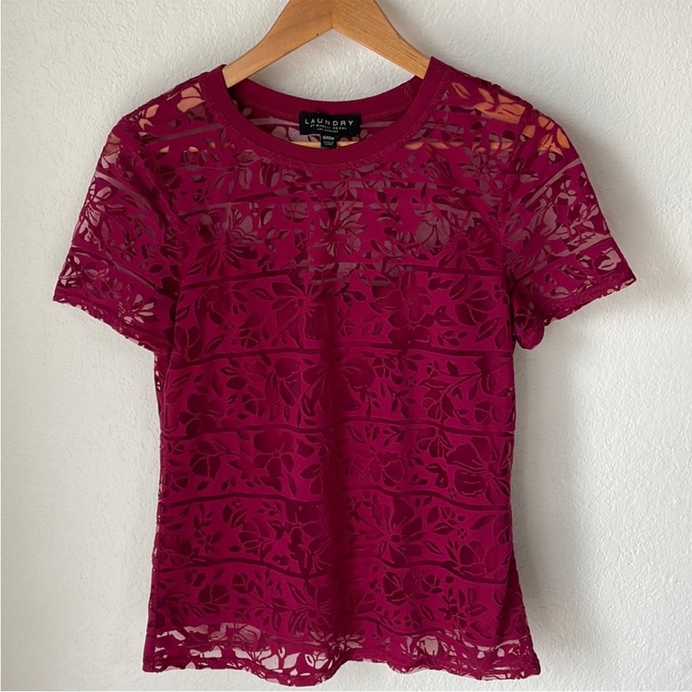 Laundry Shelli Segal Floral Top‎